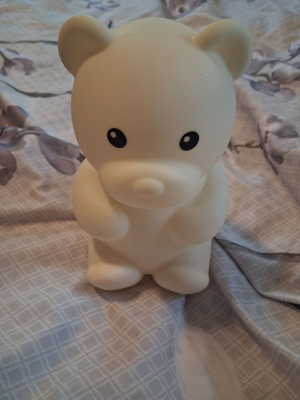 White Bear Night Light for Children - Soft Silicone